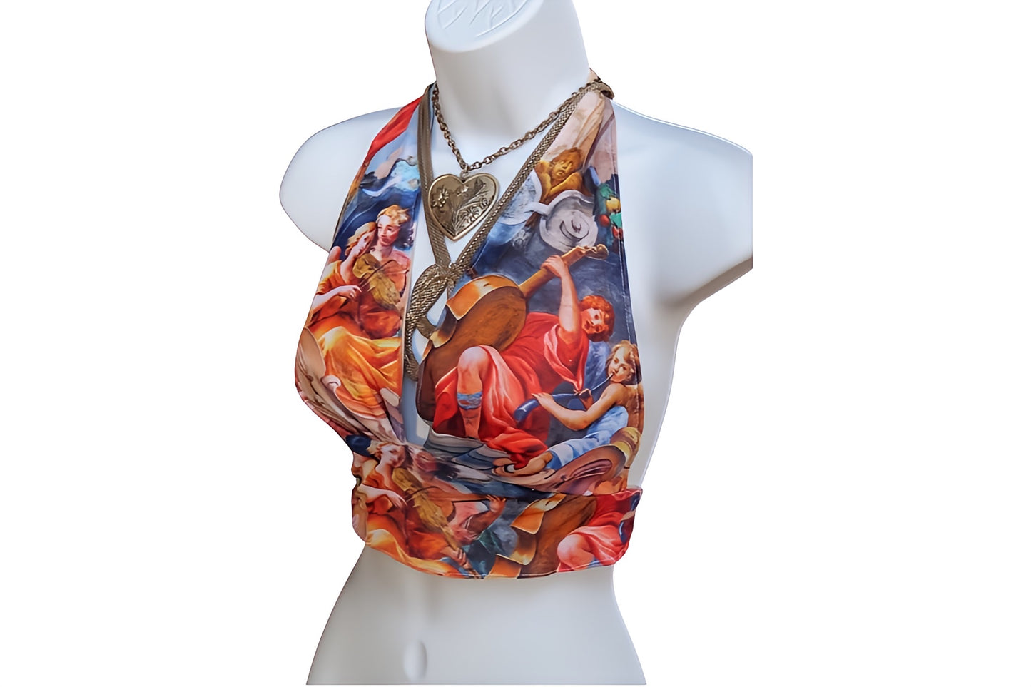 Baroque Halter Top