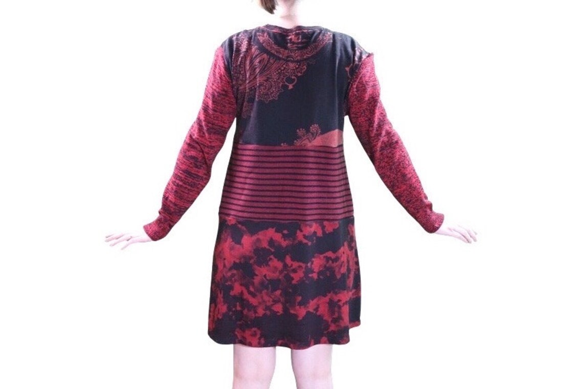 Gothic Skull Graphic Dress, size Medium