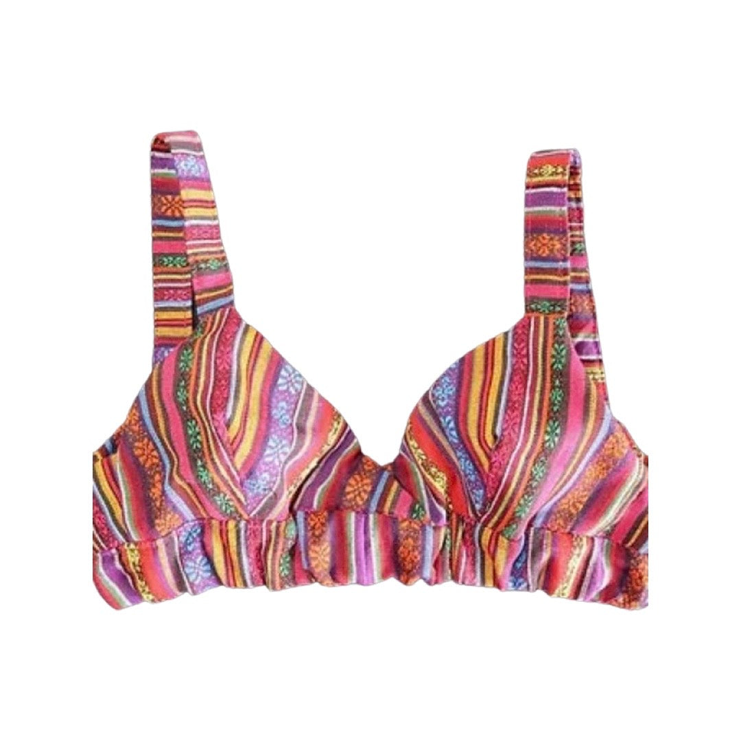 Med. Tribal Woven Bralette