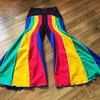 Sm. Rainbow Bell Bottoms