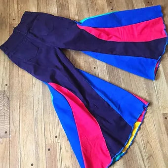 Sm. Rainbow Bell Bottoms