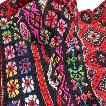 M/L Tribal Woven Bustier Bralette