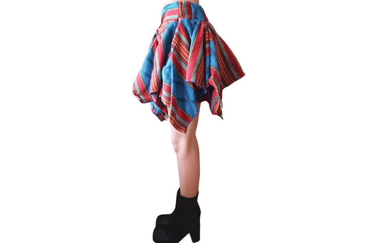 Tribal Mini Skirt, size Medium.