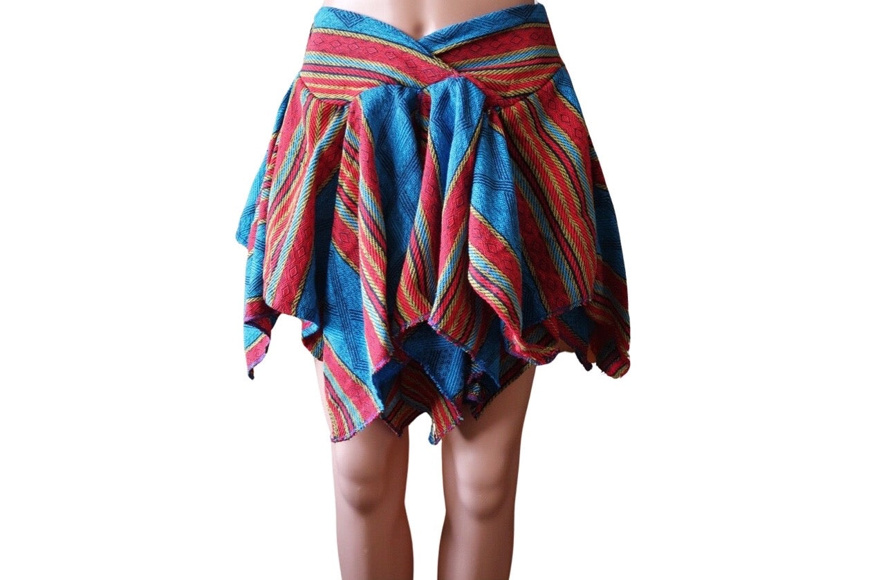 Tribal Mini Skirt, size Medium.