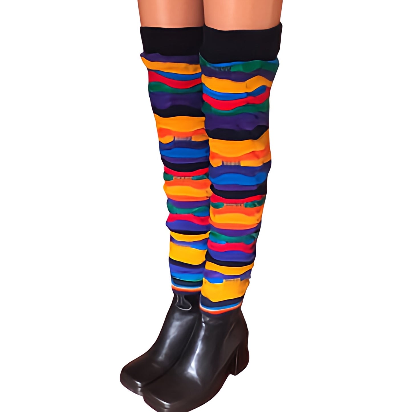 Coogi Style Thigh High Leg Warmers