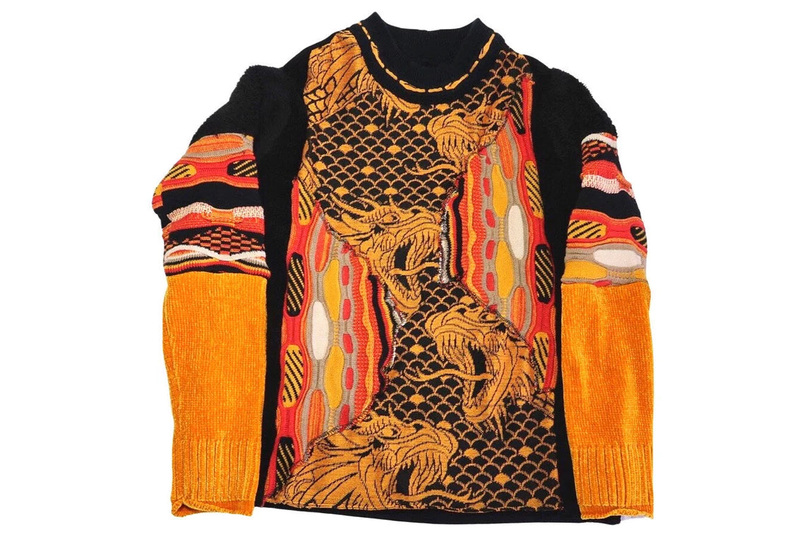 Gender Neutral Streetwear Dragon Slouchy Sweater