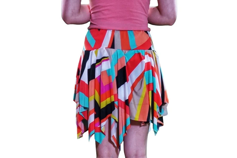 Multi-Colored Flowy Skirt, size Medium/Large